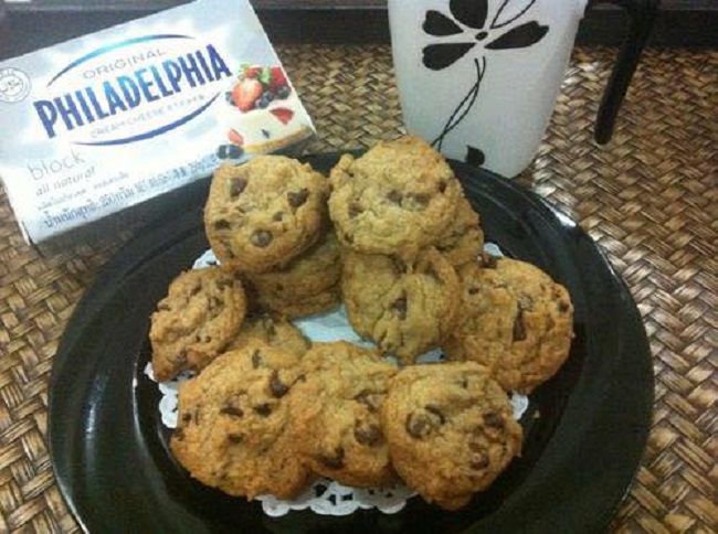 Resepi Cream Cheese Chocolate Chips Cookies - Senang Masak